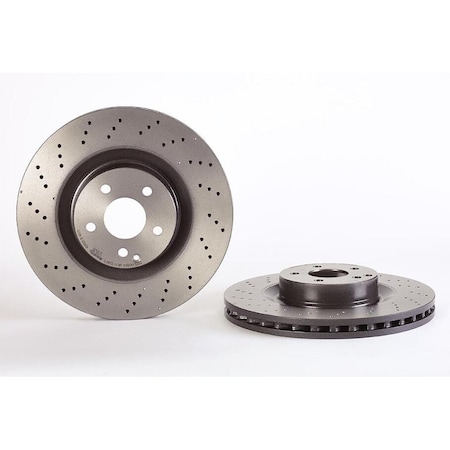 Brembo Brake Rotor / Uv Coated / Hc, 09.A817.11 09.A817.11